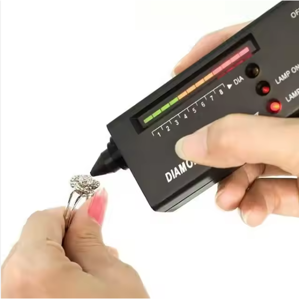Diamond tester showing lab grown diamonds pass all tests